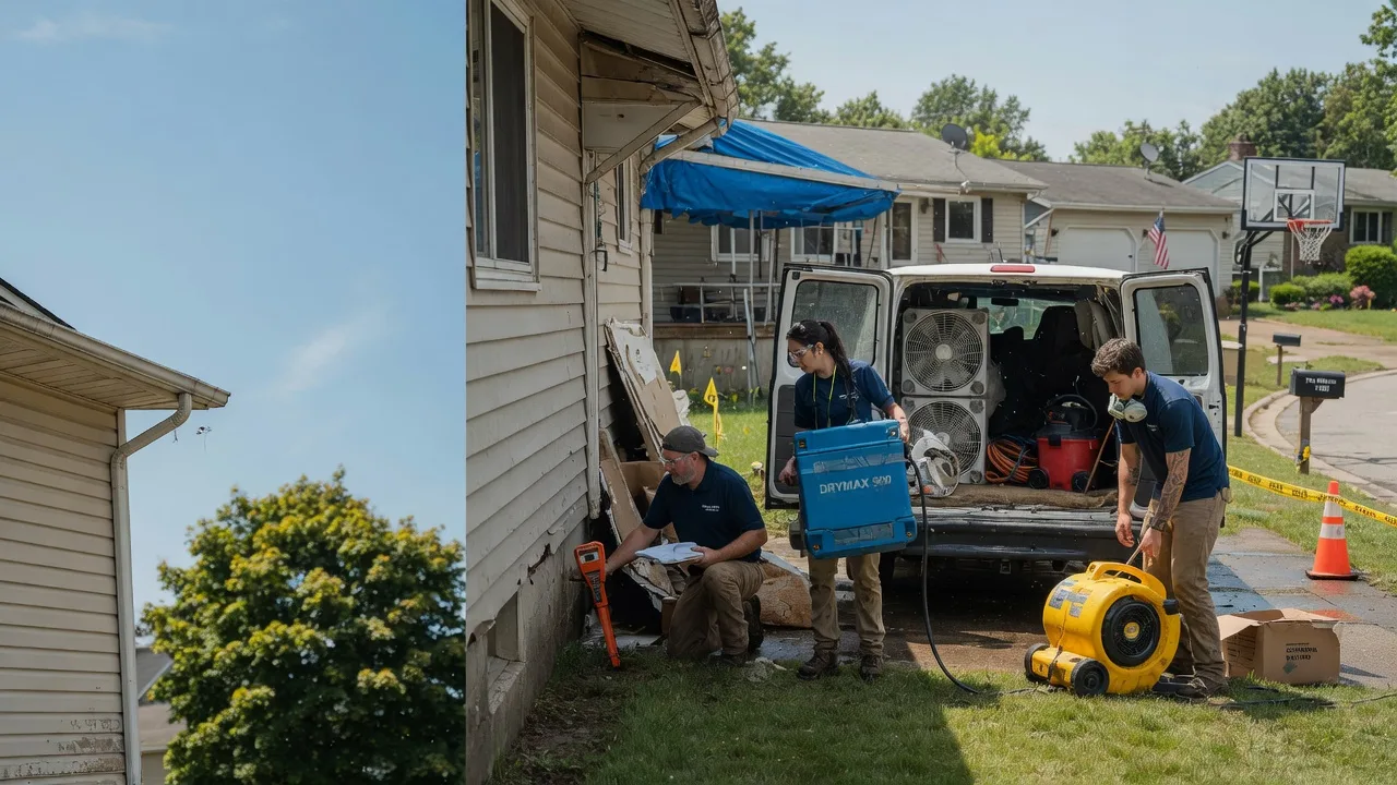 Ceiling Leak Cleanup in Green Lake, WI near me