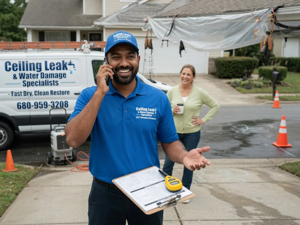 Ceiling Leak Cleanup Green Lake, WI FAQs